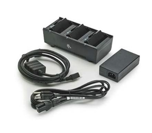 Zebra battery charging station, 3 slots