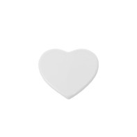 Ceramic Tile Heart Shape - 9,7 x 9,7 cm Glossy