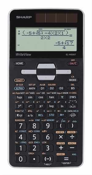 Bitte übersetzen Sie ins Deutsche: 

Sharp Technischer Taschenrechner EL-W506T