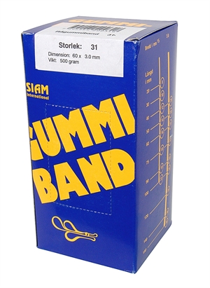 Siam Gummibänder Nr. 31 60x3,0mm (500g)