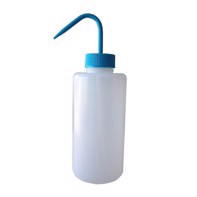 Plastikflasche mit Injektionsschlauch 1 Liter mit blau spitze