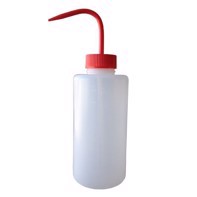 Plastikflasche mit Injektionsschlauch 1 Liter mit roter spitze