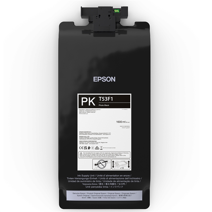 Epson Tintenbeutel Foto-Schwarz 1600 ml - T53F1