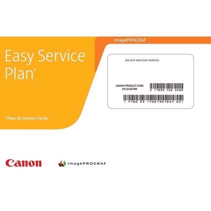 Canon Easy Service Plan 3 Jahre alt on-site service nächsten Tag zu IMAGEPROGRAF 17" PIGMENT