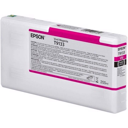 Epson Vivid Magenta T9133 - 200 ml bläckpatron