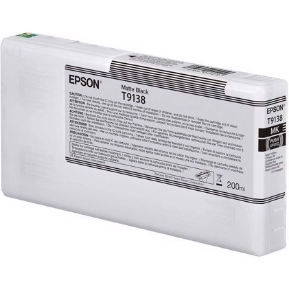 Epson Matte Black T9138 - 200 ml bläckpatron