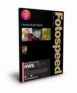 Fotospeed High White Smooth LITE 215 g/m² - A3+, 25 Blatt