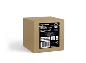 Permajet P70 Premium Gloss Drylab Rolle 240 g/m² - 6'' (15,2 cm) x 65 Meter