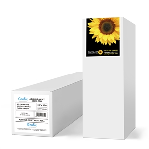 Permajet Selbstklebendes repositionierbares Gewebe 180 g/m² - 24" x 30 Meter