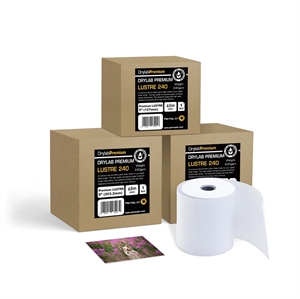 Permajet P71 Premium Lustre Drylab Roll 240 g/m² - 4'' x 65 meter