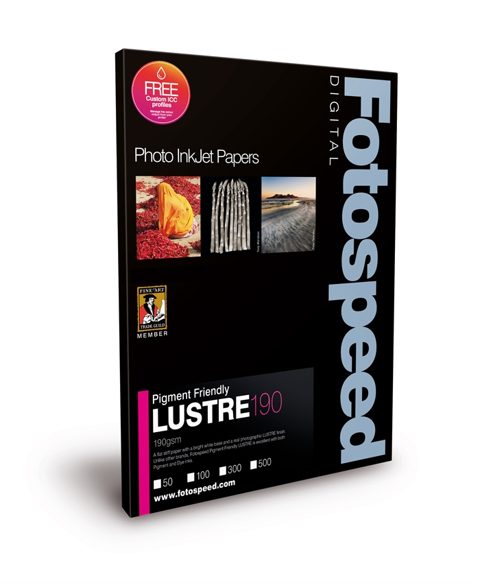 Fotospeed PF Lustre 190 g/m² - A3+, Blatt mit 300 g/m²