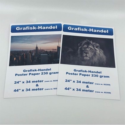 Sparen Sie Geld bei Ihren Drucken mit dem neuen Papier von Grafisk-Handel!